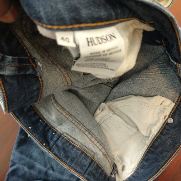Men's Vintage Hudson  Sartor Slouchy Skinny Jeans Size 40 - Picture 5 of 6